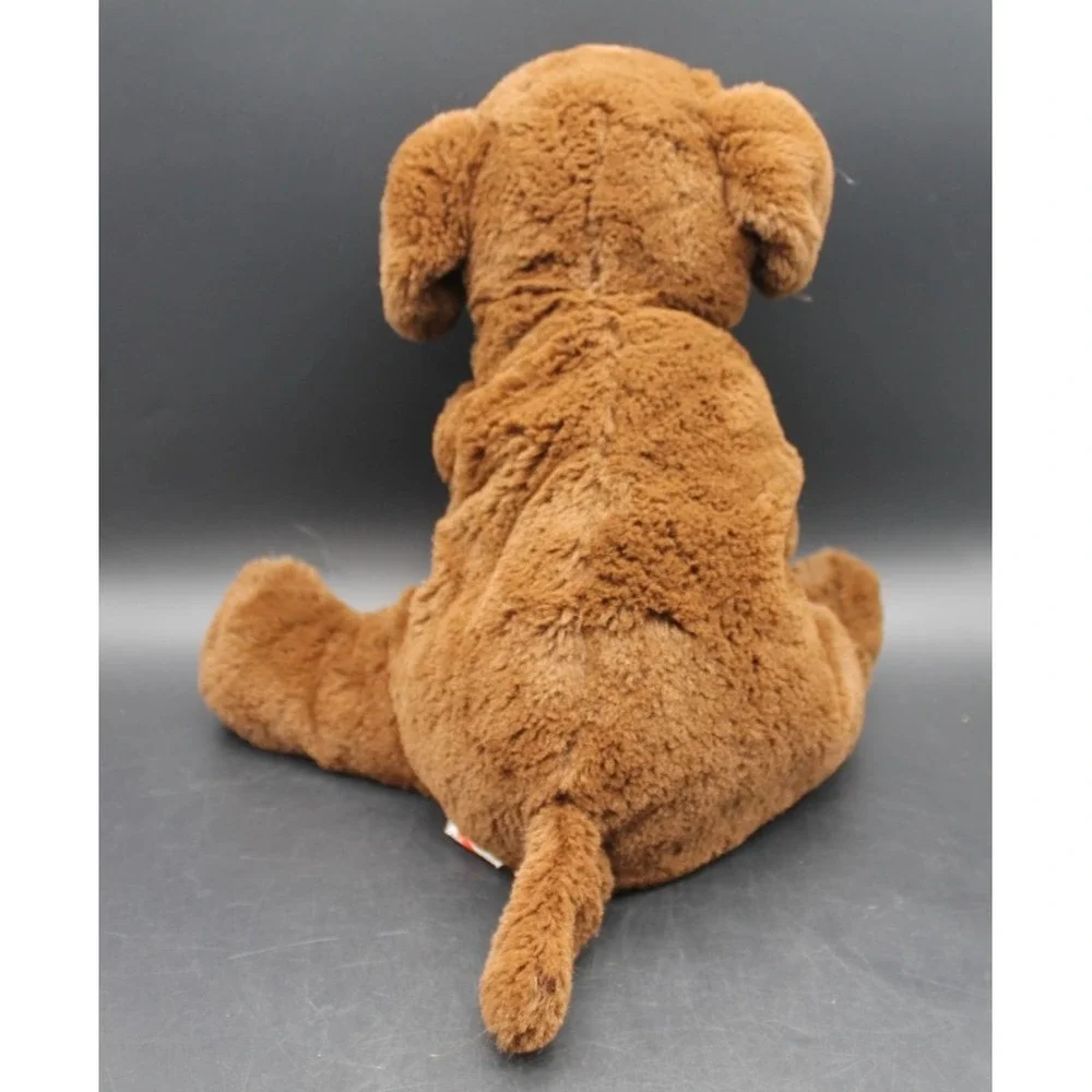 GUND Dark Brown Plush Dog Stuffed Animal Floppy Puppy Soft Toy 12